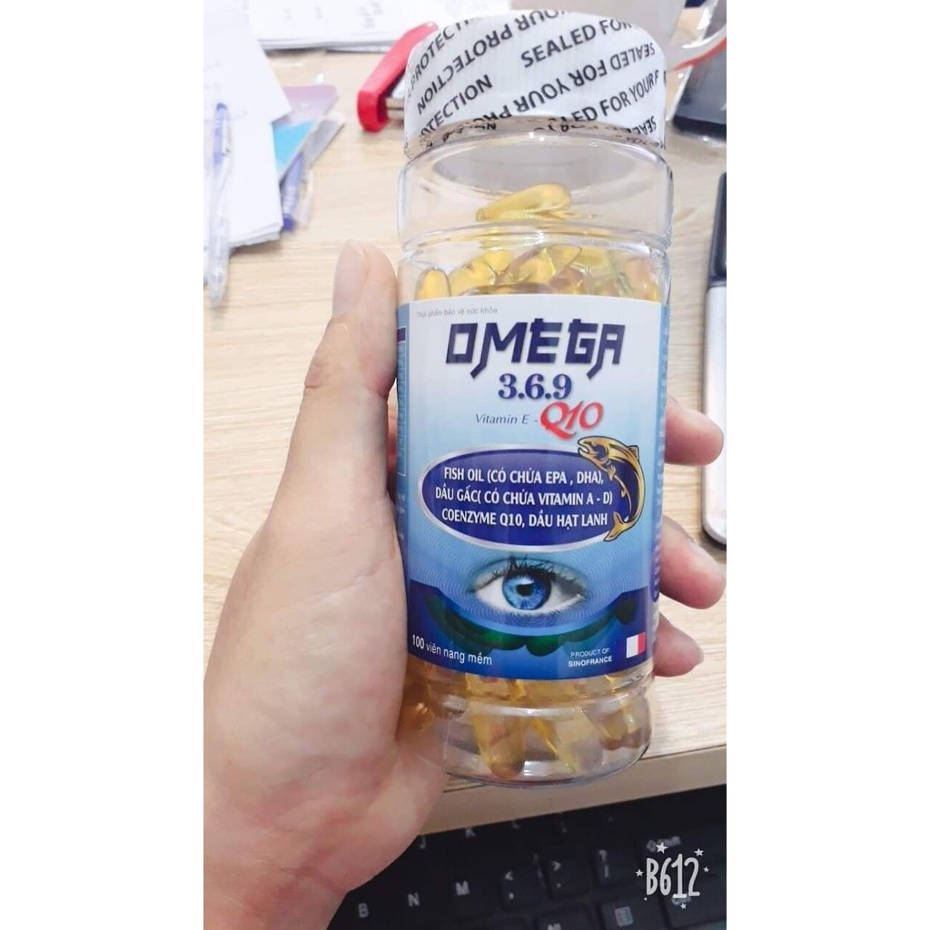 DẦU CÁ OMEGA 3.6.9 Bổ não Sáng mắt, Khỏe Tim Mạch (100 viên) ( Hàng chính hãng công ty NCT3 ) | Thế Giới Skin Care