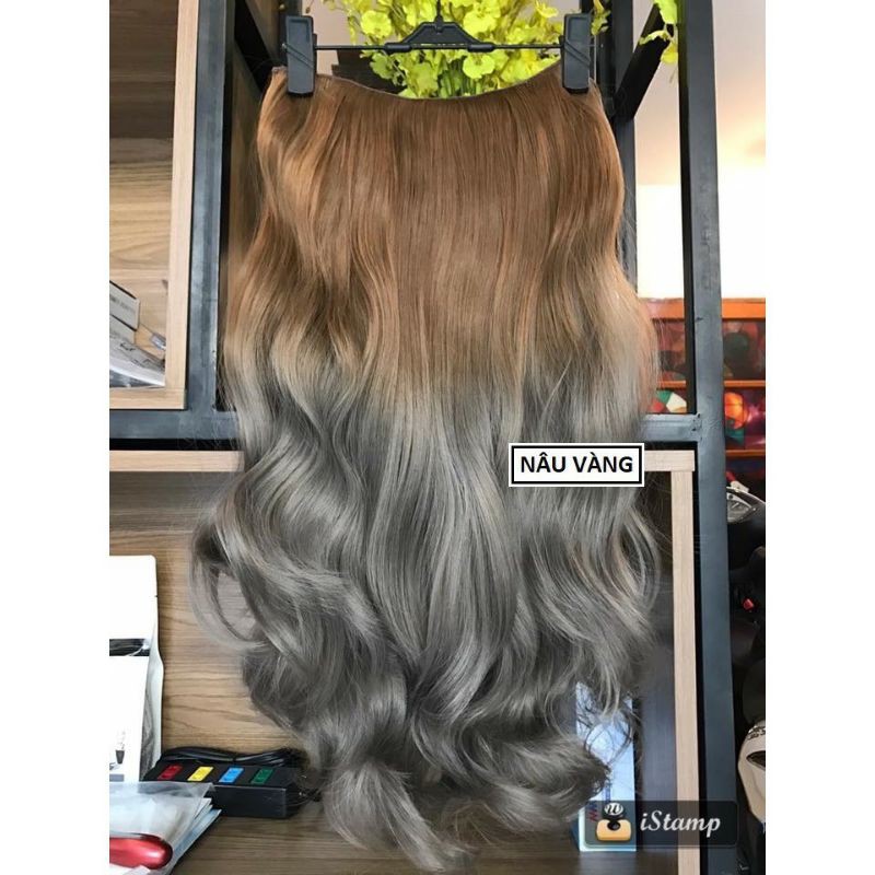 tóc giả kẹp u omber xám🤩FREESHIPMÃ KU09
