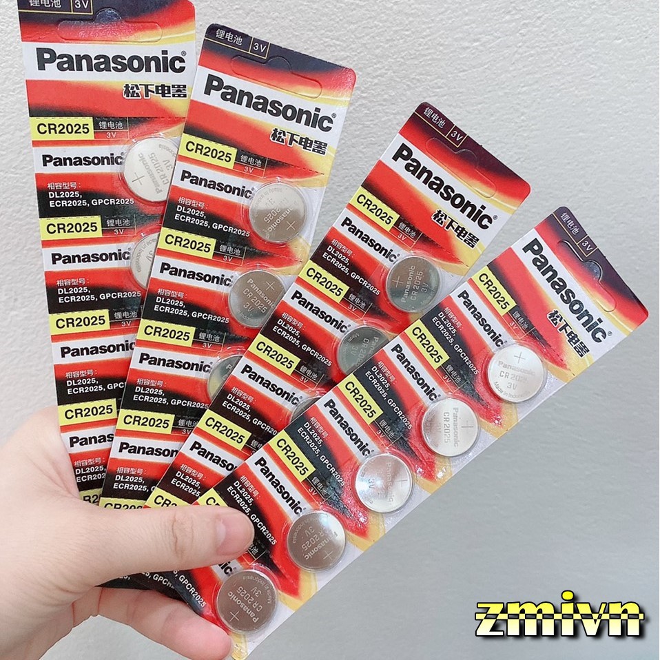 Pin Cúc Áo Panasonic 3V Lithium CR2025