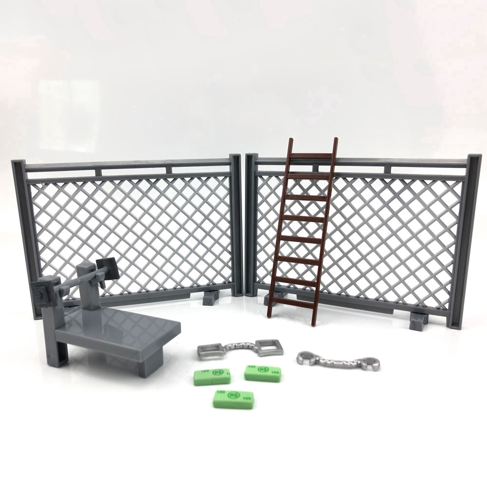 Set 4 mô hình đồ chơi nhân vật Roblox Jailbreak dùng trang trí/làm quà tặng