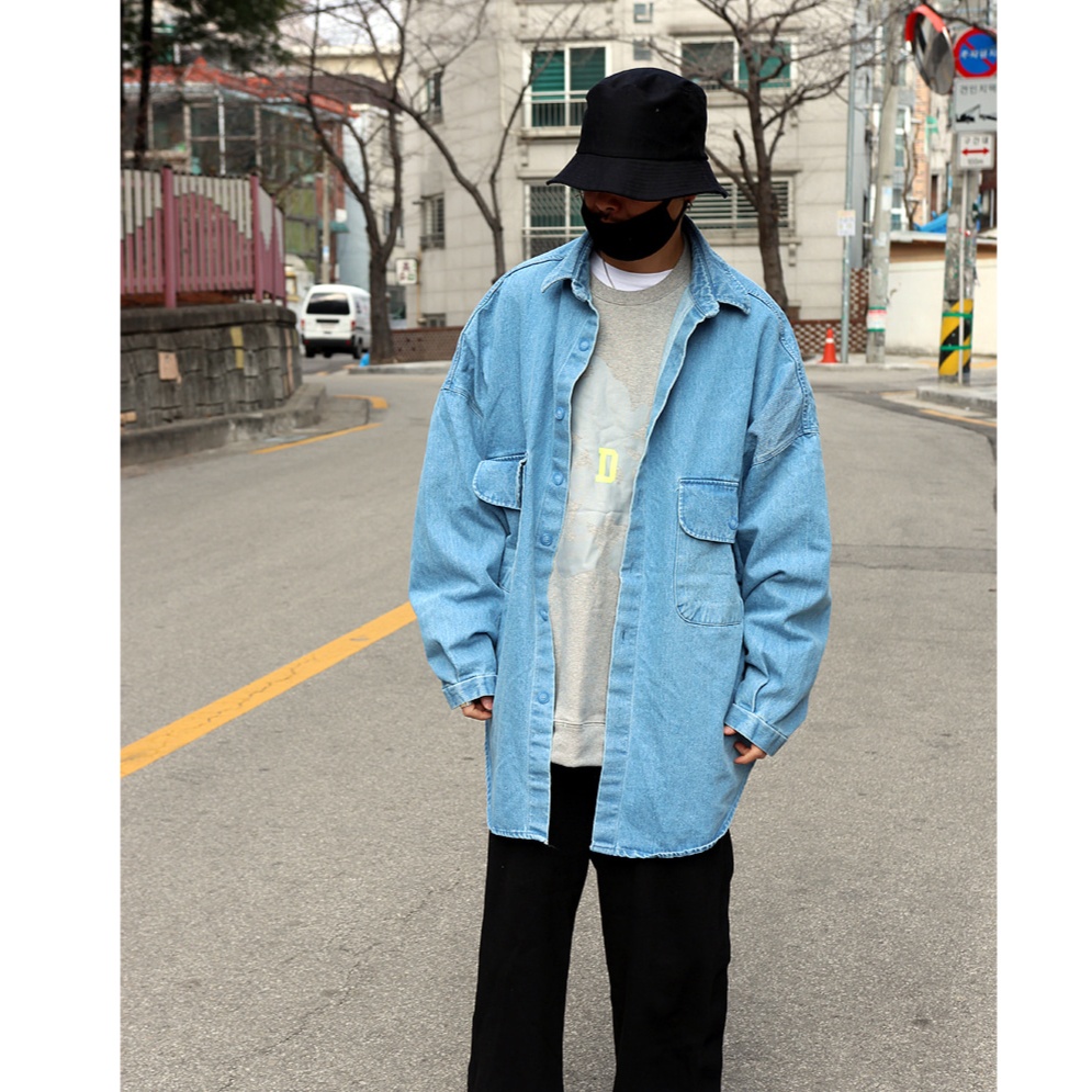 CHÍNH HÃNG ÁO DENIM ULTRA OVERFIT JUNGKOOK BTS