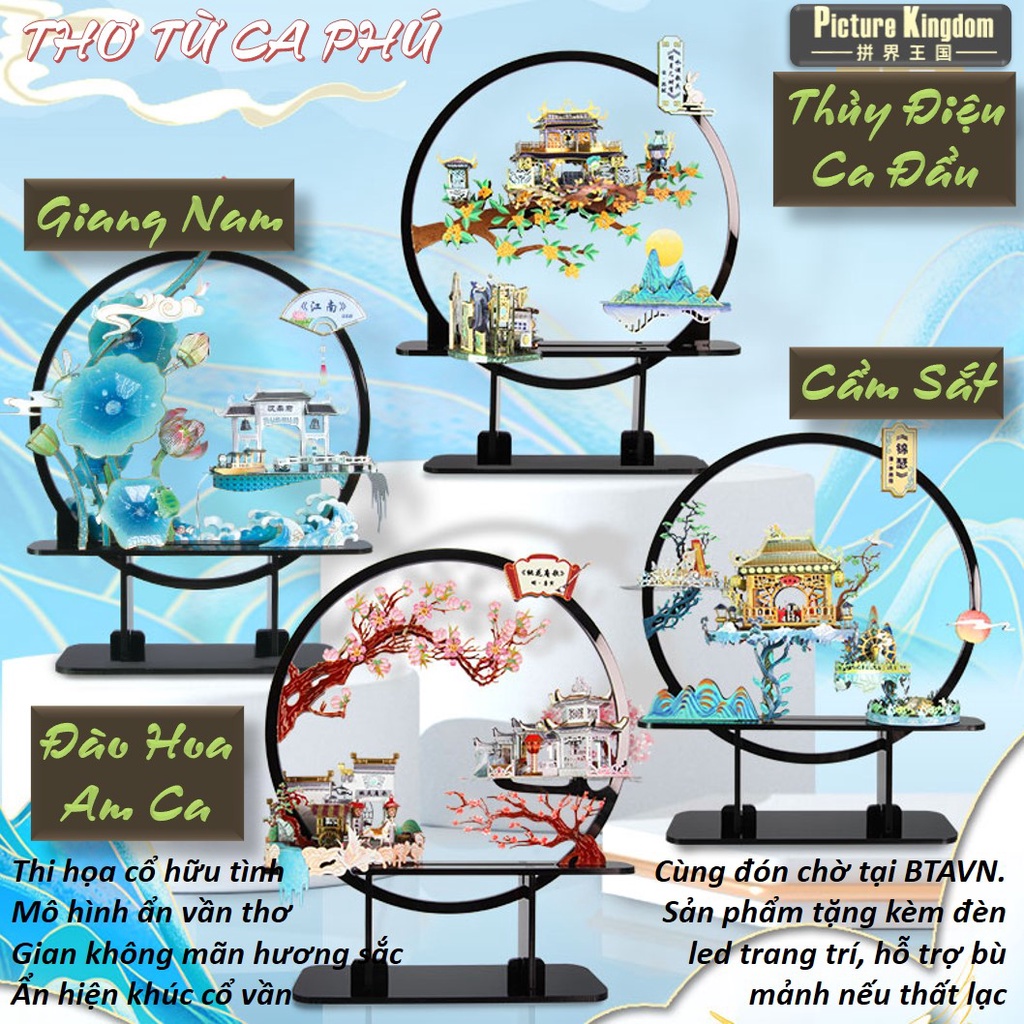 Mô Hình Lắp Ráp 3d Seri Thơ Họa