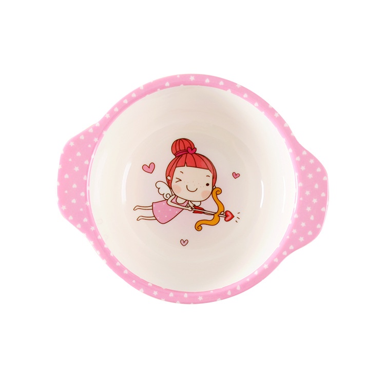 Bát Ăn Dặm melamine Họa Tiết Hoạt Hình Dễ Thương Cho Bé