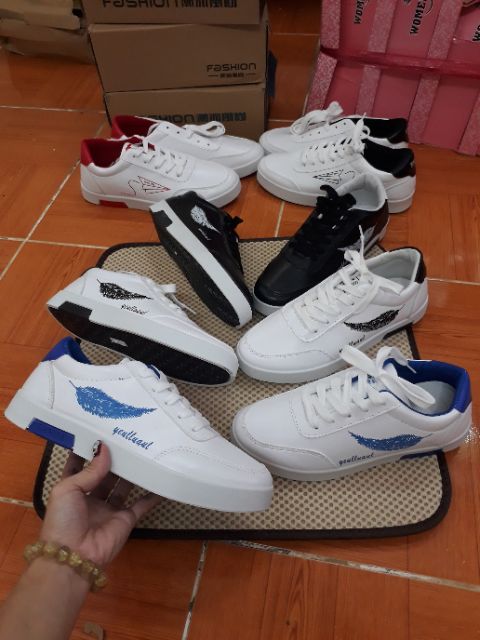 💥 Giày Sneaker Nam Lông Vũ Da PU -N68 | BigBuy360 - bigbuy360.vn