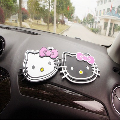 Giá Đỡ Điện Thoại / Chìa Khóa / GPS Chống Trượt Hình Hello Kitty Cho Xe Hơi