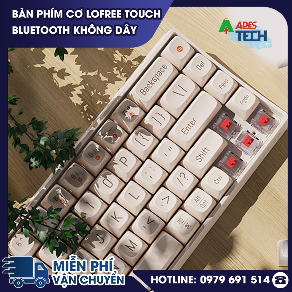 Bàn Phím Lofree Touch Bluetooth | Bàn Phím Cơ Không Dây Siêu Xinh HOT NEW 2021