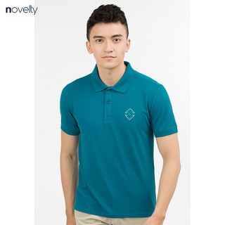 Áo polo Novelty Regular fit màu xanh cổ vịt NATMMTMT3R180056N