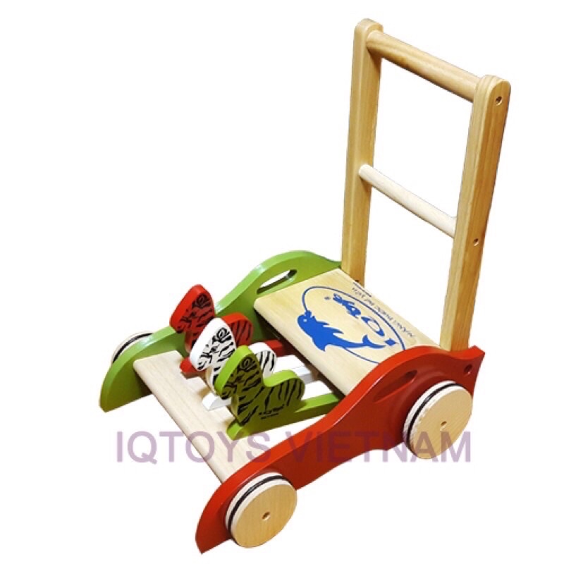Xe tập đi gỗ thương hiệu IQ Toys