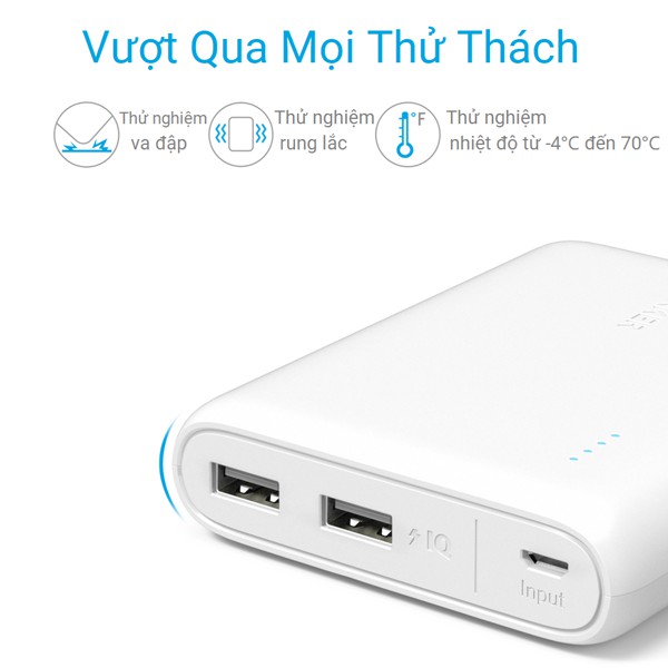  Pin dự phòng Anker PowerCore 10400 - A1214 | Hàng Chính Hãng