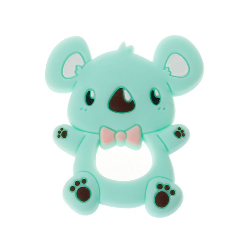 Đồ Chơi Ngậm Cắn Bằng Silicon Mềm Hình Gấu Koala Dễ Thương Dành Cho Bé