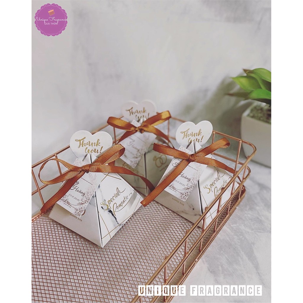 Set 50 hộp quà thank you làm quà cảm ơn tiệc cưới và sự kiện
