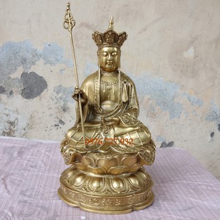 địa tạng vương bồ tát, tượng địa tạng bồ tát bằng đồng, tượng phật bằng đồng