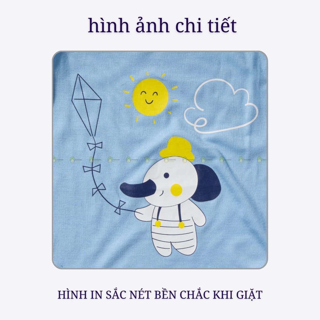 Bộ Ba Lỗ Cho Bé Trai, Bé Gái KIMCHIBABY Vải Thun Lạnh Hoạ Tiết Vịt Hồng, Bộ Quần Áo Trẻ Em Mặc Nhà KW2210