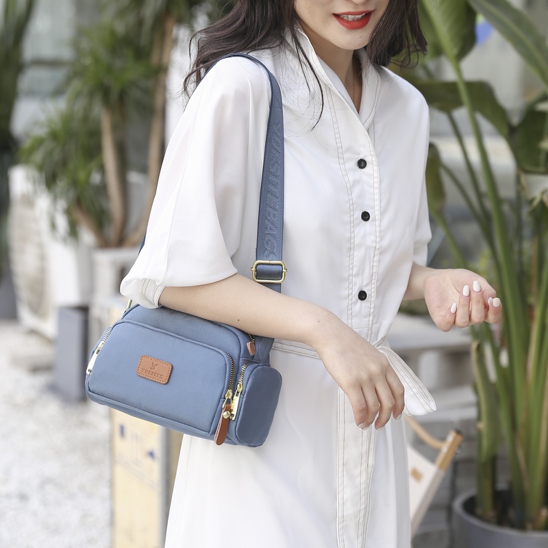 Túi Đeo Vai Màu Trơn Phong Cách Châu Âu Đơn Giản Thời Trang 2022