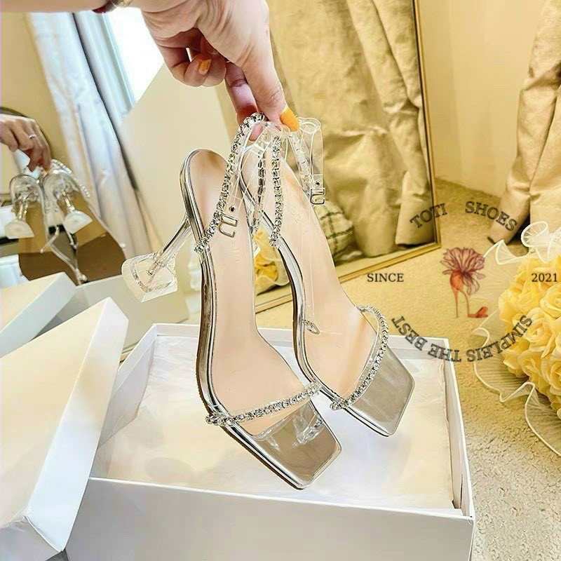 GIÀY THỜI TRANG TOTIIE SHOES - SANDAL CAO GÓT MŨI VUÔNG 9 PHÂN - G2209360