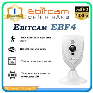 Camera IP Wifi Ebitcam EBF4 2.0MPx Full HD 1080P - Kèm Thẻ Nhớ Ebitcam
