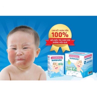 Bột tắm thảo dược trẻ em Nhân Hưng hộp 30 gói