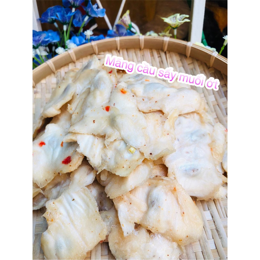 500g Mãng cầu sấy dẻo xốc muối ớt cay cay chuẩn vị nhà làm 100% mãng cầu hái vườn quê