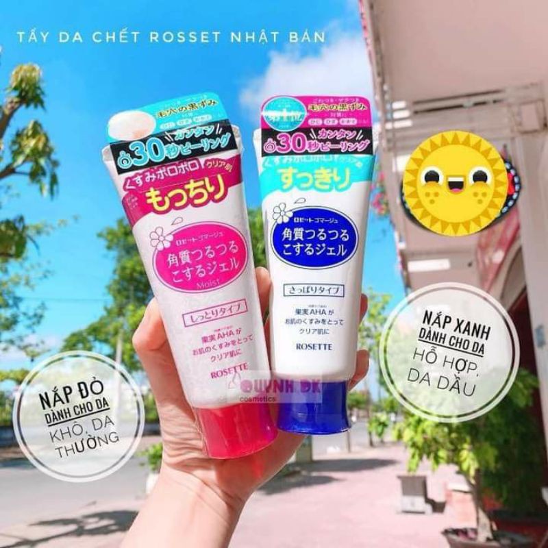 Gel Tẩy Tế Bào Da Chết Rosette Gommage Peeling Gel Nhật Bản, Tẩy Tế Bào Chết Cho Da Mặt