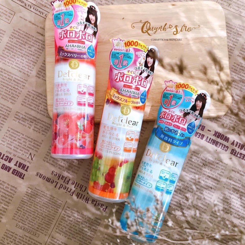 GEL TẨY TẾ BÀO CHẾT DETCLEAR BRIGHT & PEEL