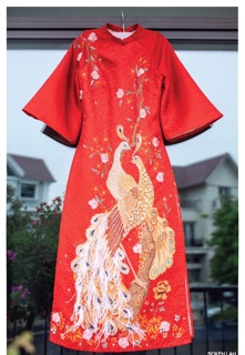 Vải may áo dài gấm ép loại 1