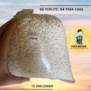 250gr Đá Perlite , Đá Trân Châu siêu phẩm trộn giá thể trồng Sen đá, Xương rồng, Hương Thảo, Hoa hồng - Vườn Nhỏ Nhỏ