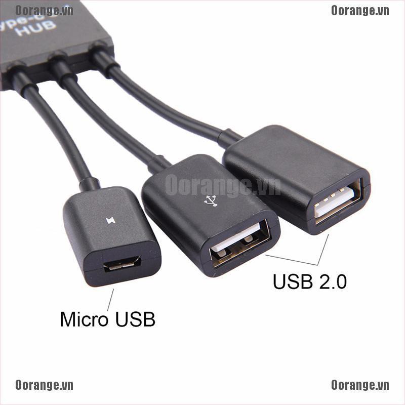 Cáp chuyển đổi micro USB 3 trong 1 chất lượng cao