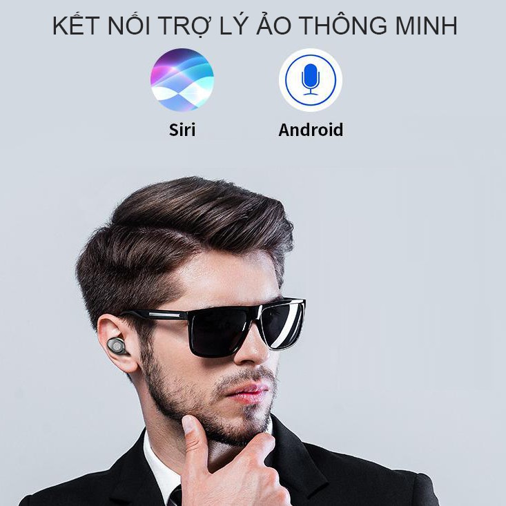 [BẢN CAO CẤP] Tai nghe bluetooth không dây AMOI F9S nút cảm ứng | Màn hình Led | Chất âm tuyệt vời, kiểu dáng hiện đại