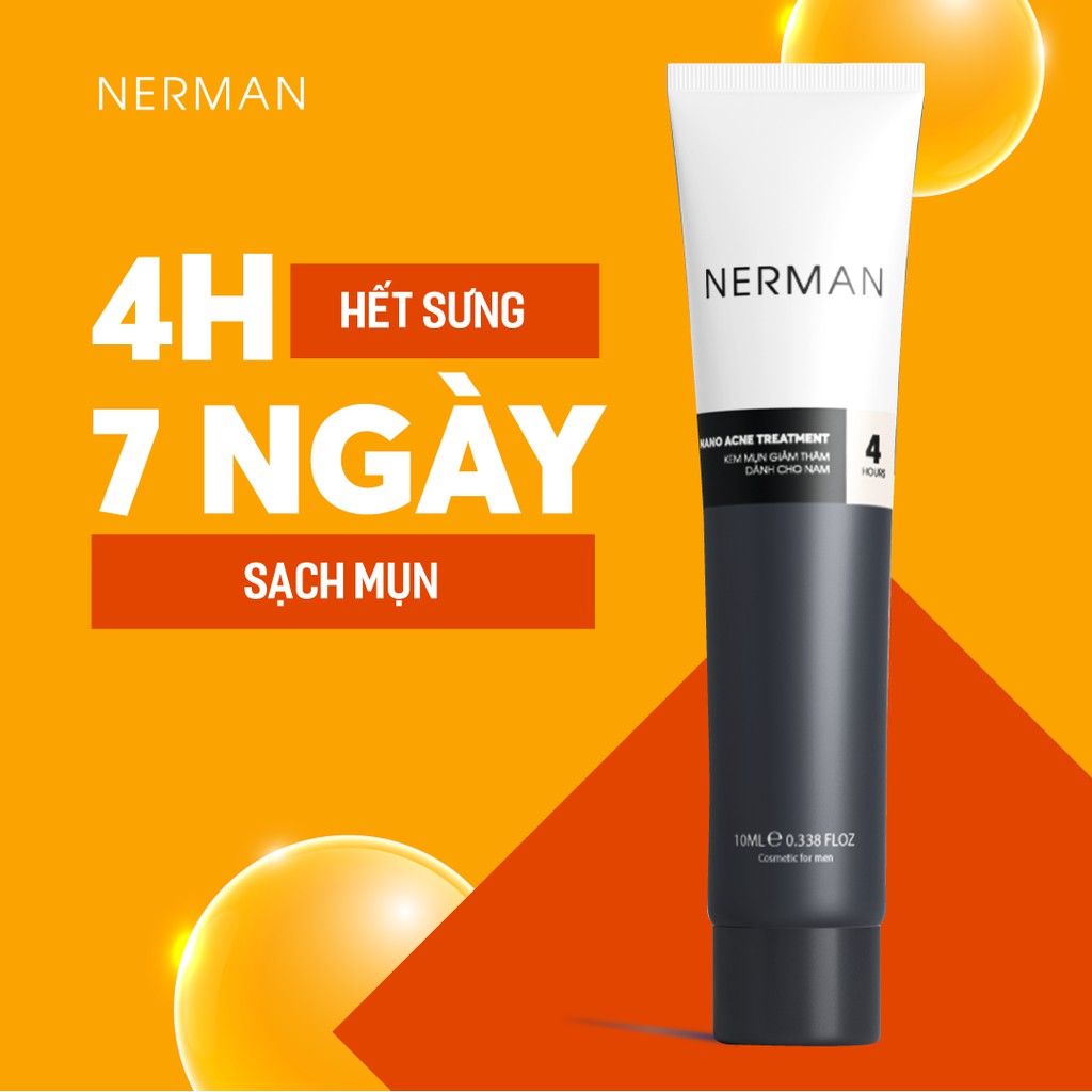 Kem trị mụn Nerman Nano Anti-Acne 4h