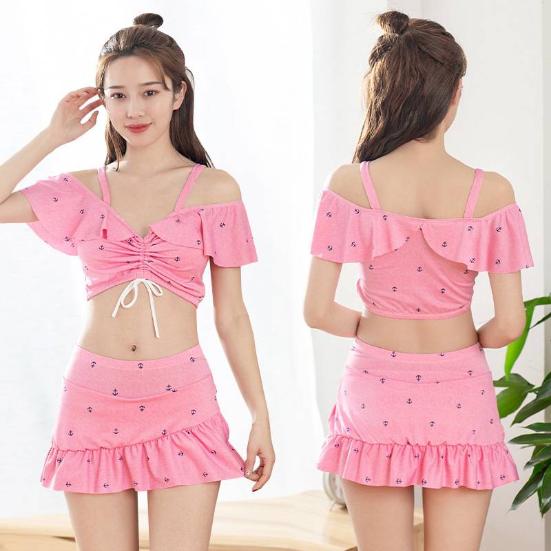 Áo tắm nữ đặc biệt, đồ bơi mảnh mỏng, quần áo bơi bảo thủ nhỏ ngực đồ bơi bãi biển | BigBuy360 - bigbuy360.vn
