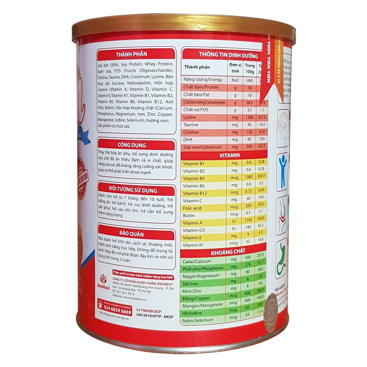 [LẺ GIÁ SỈ] Sữa Bột Origin - Origin Gastro - BA gold 900g | Mua Origin Chính Hãng Mediabest, Date Mới, Giá Tốt Babivina