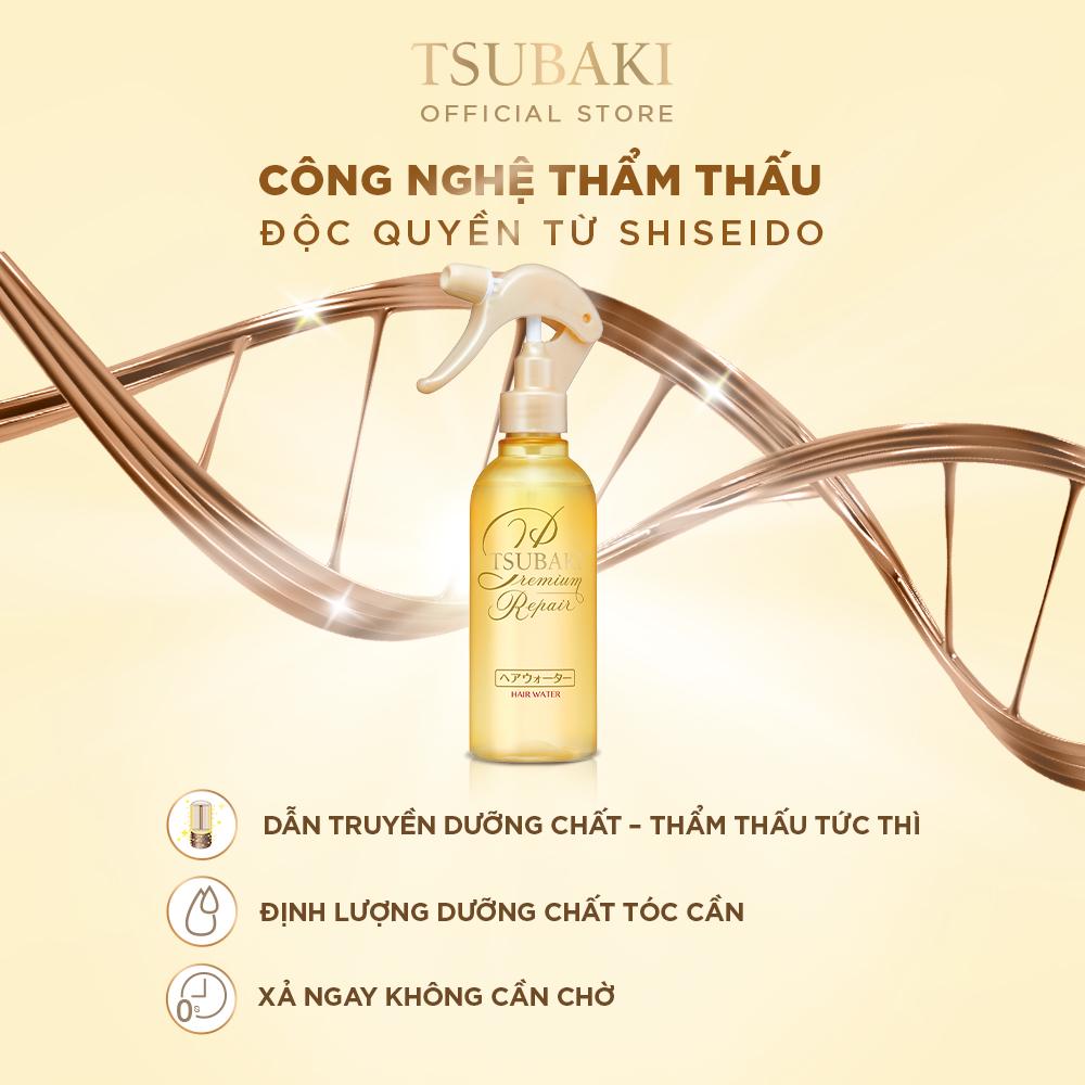 Xịt dưỡng tóc Phục hồi hư tổn Tsubaki Premium Repair Hair Water 220ml