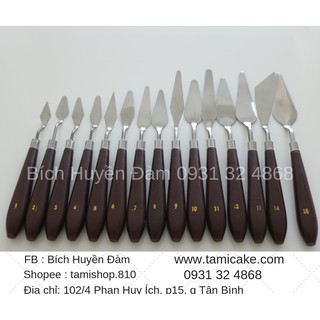Bộ bay làm bánh 15pcs -Palette Knife- PVN1067