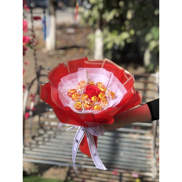 Bó hoa keo mút xinh mix hoa 15cNT27921