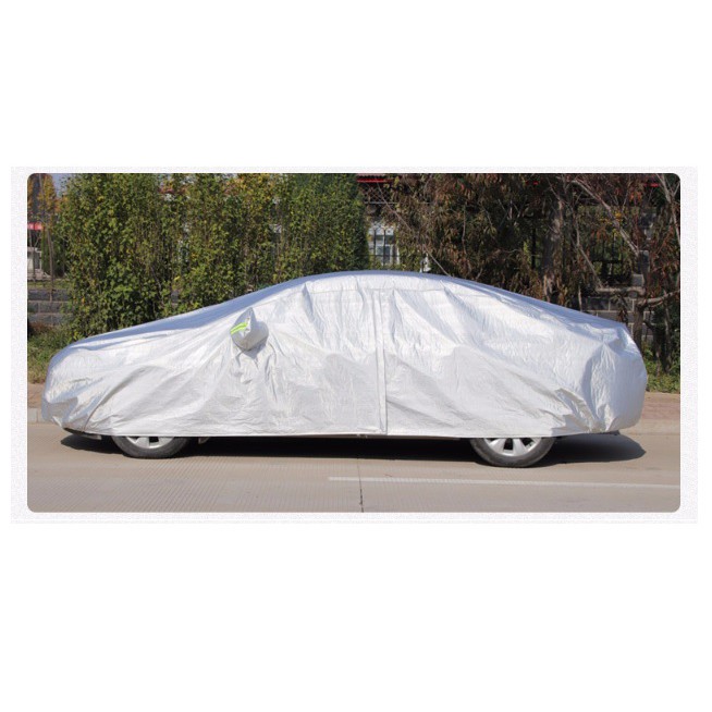 [HCM] Bạt trùm xe bạc 3 lớp Kia Morning, I10, Matiz, Swift...