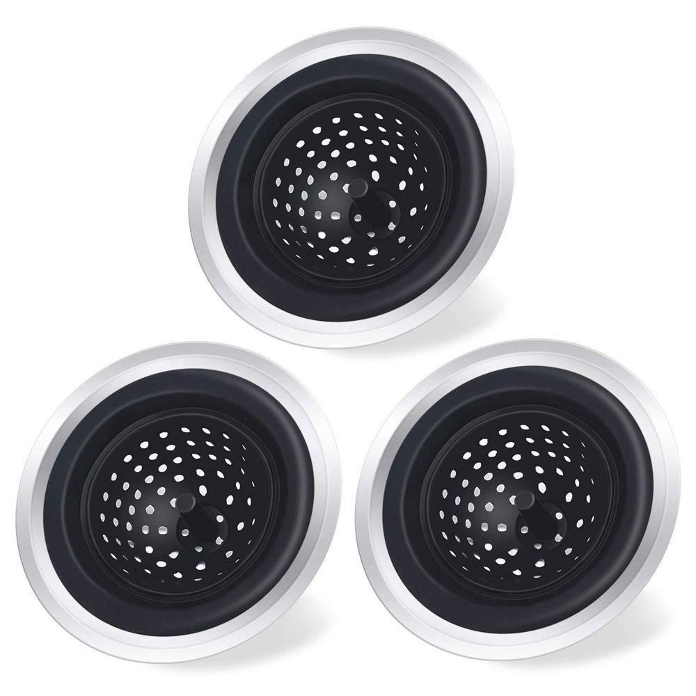 JARRED Nắp Lọc Cống Thoát Nước Bồn Rửa Chén / Nhà Tắm Hình Tròn Bằng Thép Không Gỉ