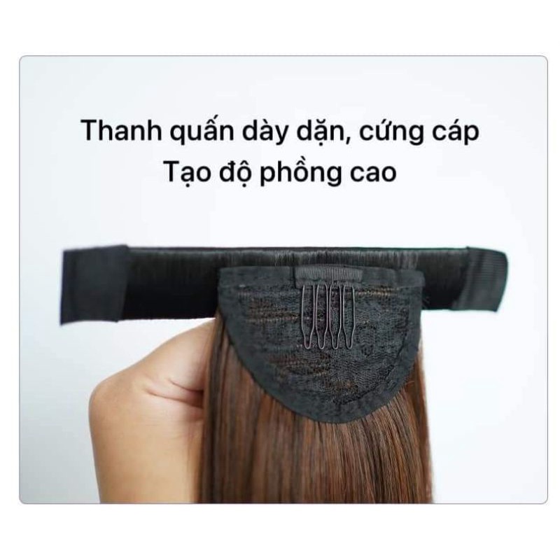 tóc giả cột thanh quấn mới