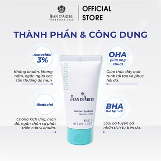 Kem làm giảm mụn nhanh Jean d'Arcel Blemish Control 30ml JDA