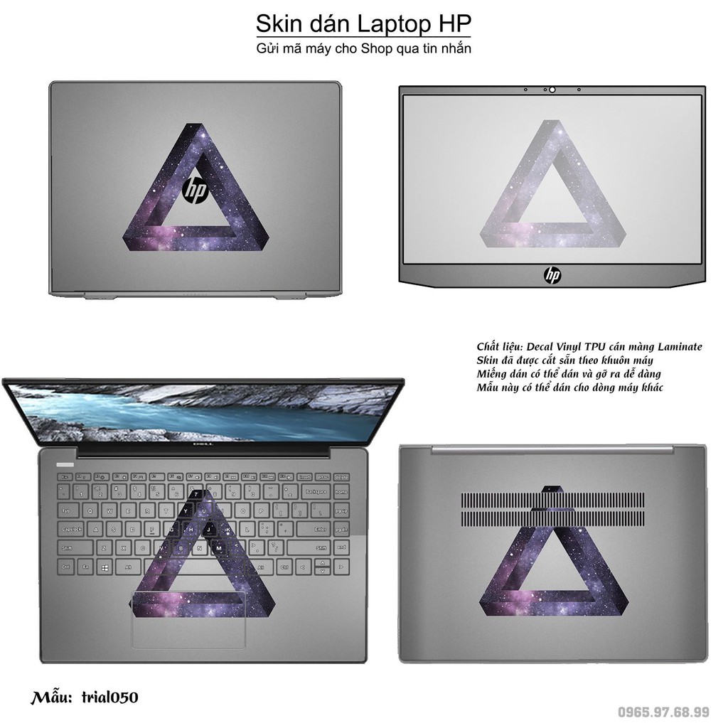 Skin dán Laptop HP in hình Đa giác _nhiều mẫu 9 (inbox mã máy cho Shop)