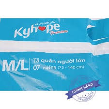 Combo 3 bịch Tã quần người lớn Kyhope M/L 7 miếng