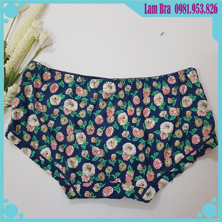 QUẦN LÓT NỮ THỜI TRANG HỌA TIẾT HOA NHỎ - CHÁT SU THÔNG HƠI No.5083
