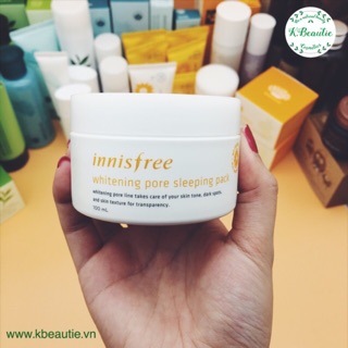 Mặt Nạ Ngủ Trắng Da Innisfree Whitening Pore Sleeping Pack