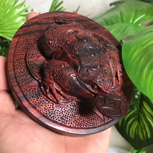 🐸Cóc Thần Tài🐸Thềm Thừ Phong Thuỷ🐸Tiền Vô Như Nước🐸Trắc Đỏ Đen🏜