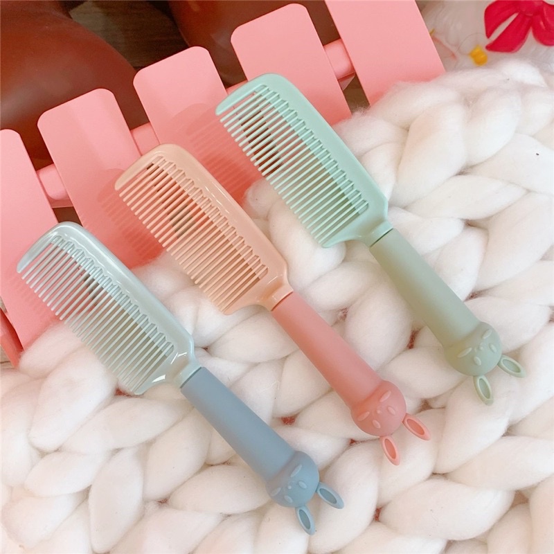 Lược chải tóc tay cầm hình thú đáng yêu phong cách hàn quốc