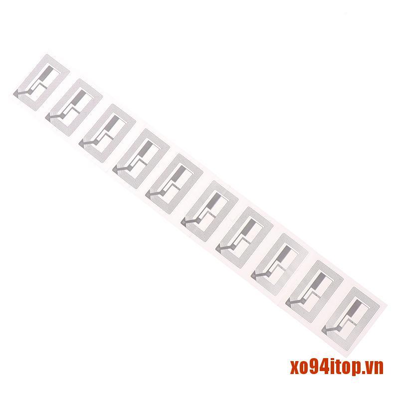 Set 10 Chip Lập Trình NTAG213 NFC ISO 14443A 13.56MHZ RFID Chuyên Dụng