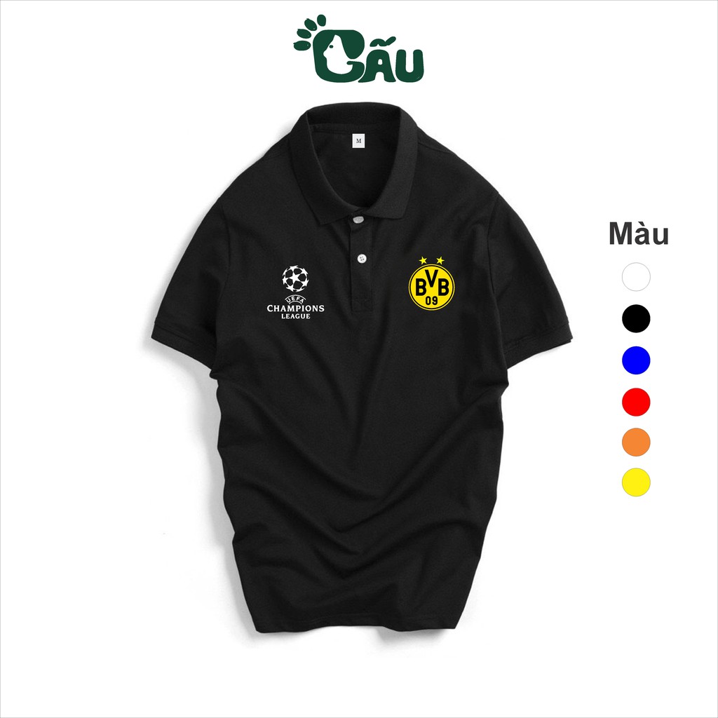 Áo thun Polo GẤU 194 Real - Barcelona - VietNam - Cheleas Unisex vải cá sấu Poly co dãn 4 chiều dày dặn form gerular fit | BigBuy360 - bigbuy360.vn