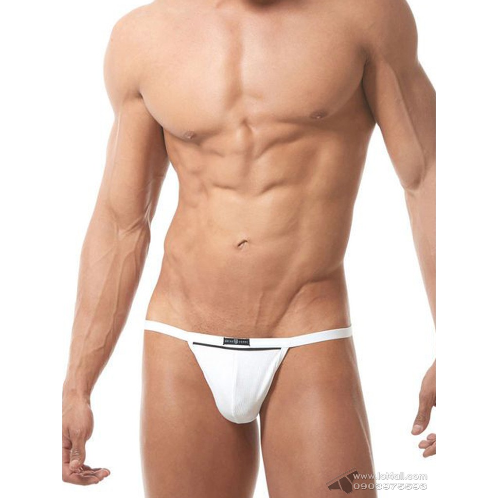 Quần lót nam Gregg Homme 150714 Menz Ribbed Modal Thong White