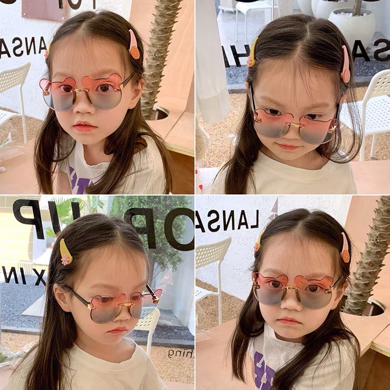 Kính cho trẻ em chống tia UV thời trang Hàn Quốc mắt gấu cho bé Dương kids