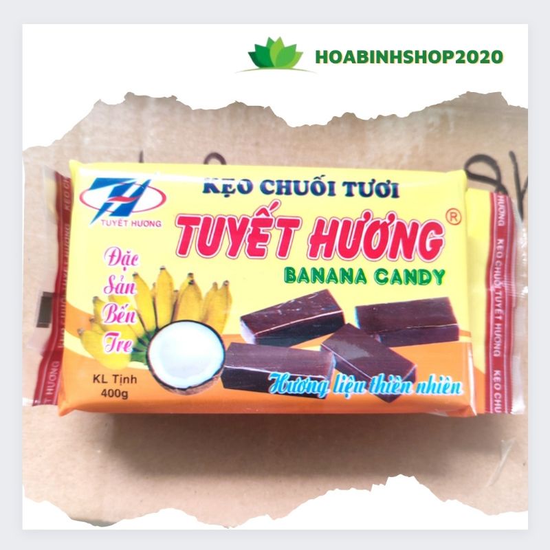 [ BÁN SỈ] Combo 10 Gói Kẹo Chuối Tươi- 400G