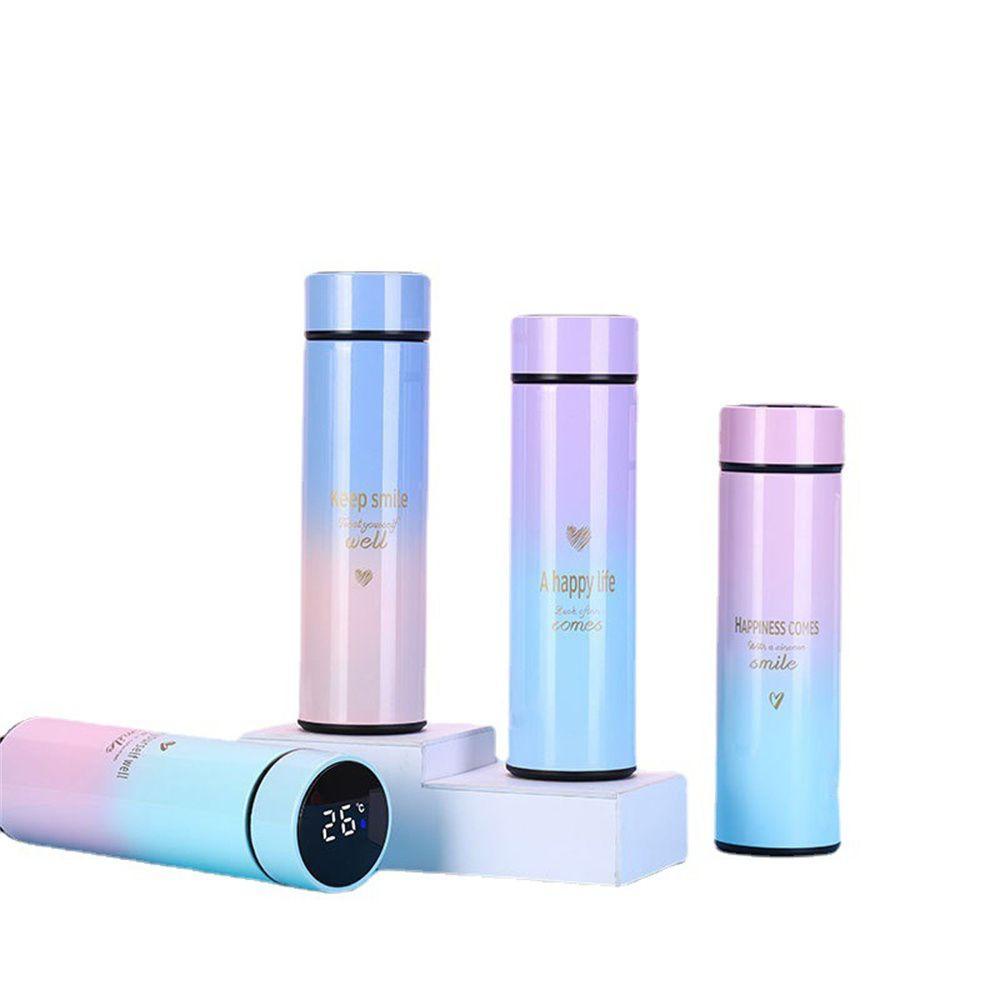 KUNHEV Bình Nước Giữ Nhiệt Có Đèn Led Hiển Thị